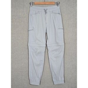 Eddie Bauer Kids Convertible Zip Off Cargo Hiking Pants Joggers Gray M